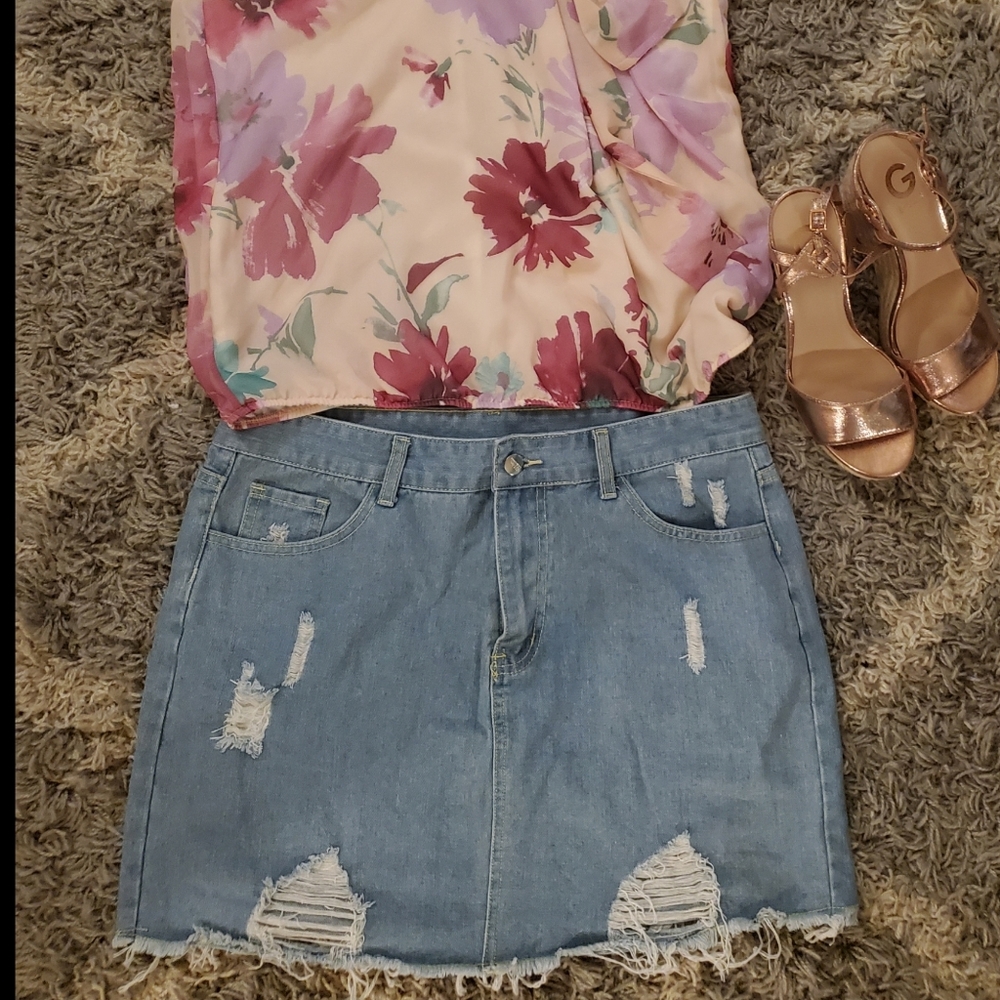 Jean Skirt